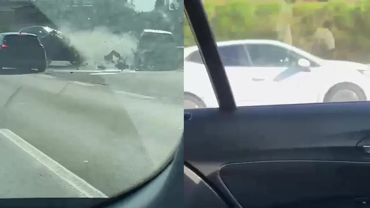 805 Kocaeli Temde Maganda Dehseti Bebekli Otomobili Sikistirdi 5 Araca Carpti