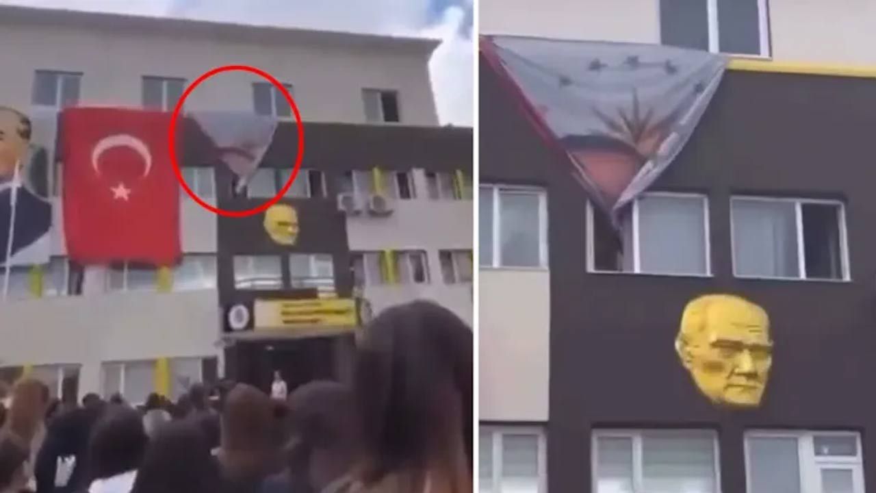 Erdoğan posterini indiren lise öğrencisine ceza!