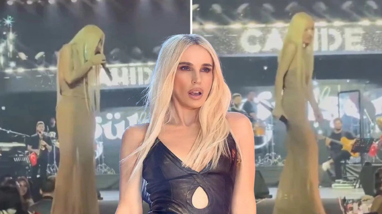 Gülşen’den sahneye para atan hayranına 'Atatürk' sitemi