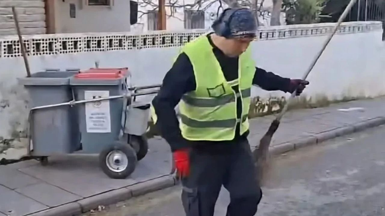 Fenomen çöpçüye müzik yasağı geldi!