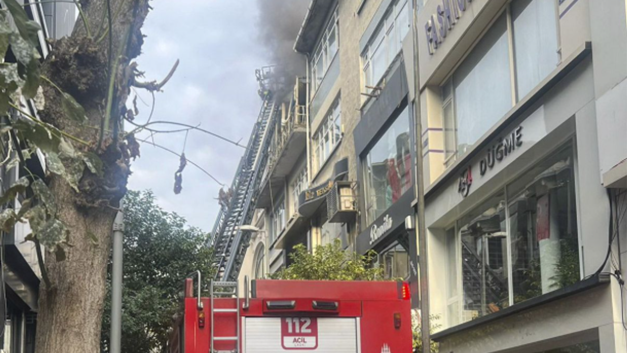 Şişli'de korkutan yangın! 1 kişi yanarak öldü
