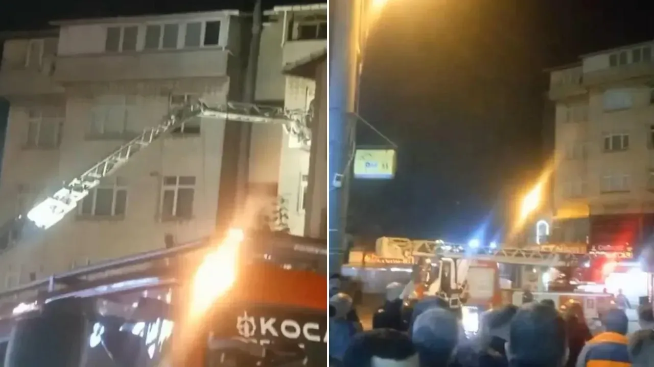 Gebze’de korku dolu gece: Çöken binanın yanındaki binada çatırdama sesleri