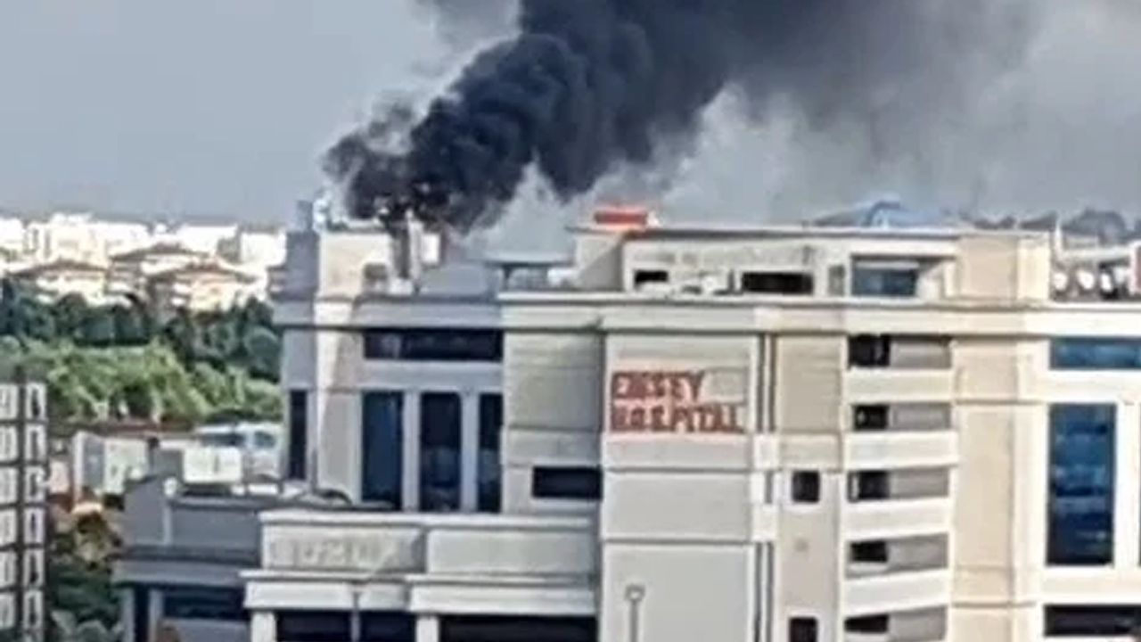 Menzil'in hastanesinde yangın!