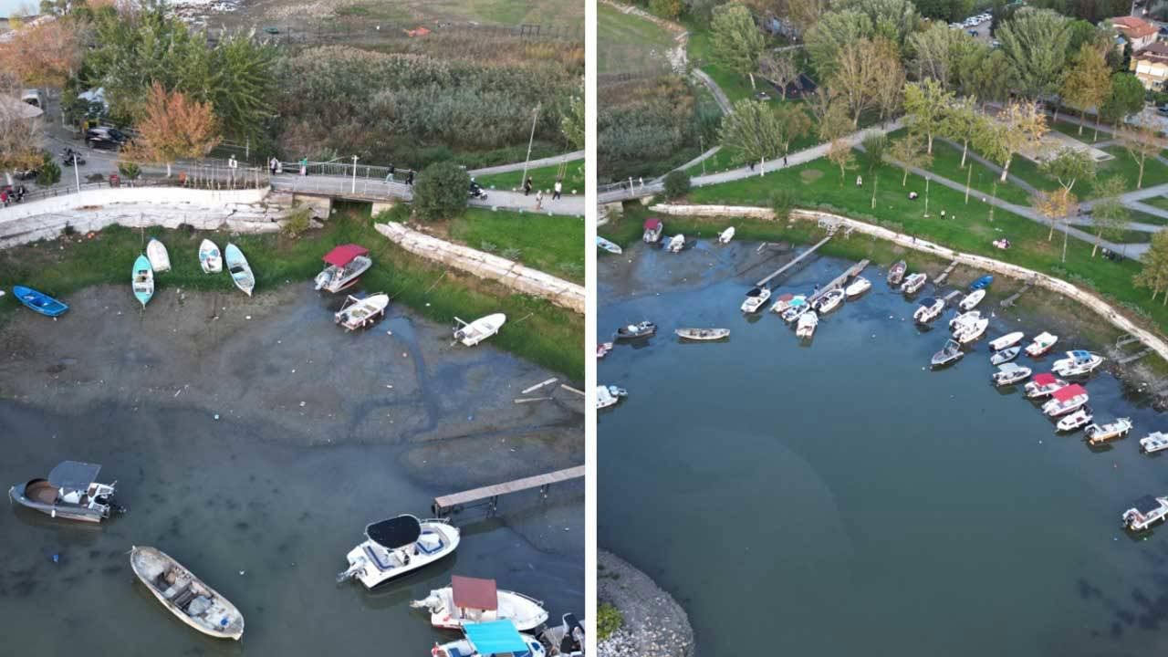İznik Gölü 350 metre çekildi