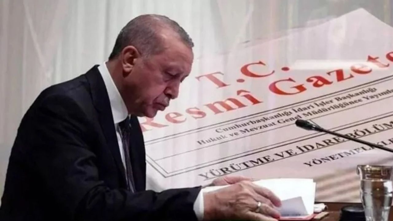 Cumhurbaşkanı Erdoğan'dan gece yarısı çok sayıda görevden alma
