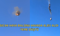 Sıcak hava balonu alev aldı: En az 8 kişi öldü