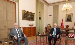 İYİ Parti Genel Başkanı Dervişoğlu, TBMM Başkanı Kurtulmuş ile görüştü