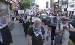 Kadıköy’de yürüyüş: ”Hamaseti bırak İsrail’le ilişkiyi kes”