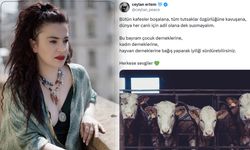 Ceylan Ertem’den Kurban Bayramı mesajı: Dünya her canlı için adil olana dek susmayalım