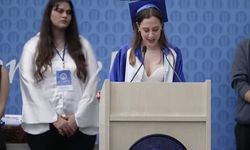 Okul birincisinin Atatürk sözleri ayakta alkışlandı