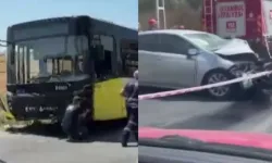Son Dakika... Arnavutköy'de İETT ile otomobil çarpıştı: 1 kişi öldü