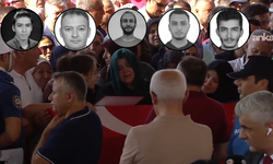 Orman yangını şehitlerine son görev: 5 AKUT gönüllüsü şehit son yolculuğuna uğurlanıyor...
