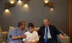 Cumhurbaşkanı Erdoğan, Galatasaray Başkanı Dursun Özbek'i ziyaret etti