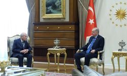 Cumhurbaşkanı Erdoğan'la Bahçeli Saray'da bir araya geldi