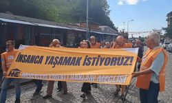 Halkevleri, Kemalpaşa'da emekli hakları için yürüdü!