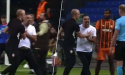 Shakhtar Donetsk- Panathinaikos maçında Arda Turan kırmızı kart gördü! Samsunspor'un rakibi belli oldu