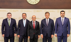 Cemil Tugay'dan Bakan Şimşek'e ziyaret