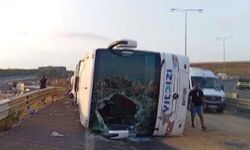 Kuzey Marmara Otoyolu'nda yolcu otobüsü devrildi! Çok sayıda ölü var