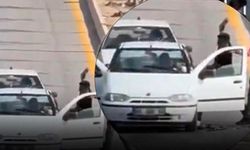 Ankara'da trafik ortasında kılıç ve bıçakla saldırı