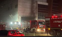 Kocaeli'de fabrikada korkutan yangın