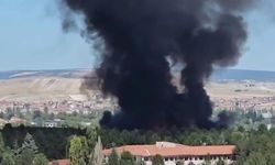 Kütahya'daki askeri tugayda yangın