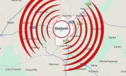 Balıkesir'de gece yarısı şiddetli deprem