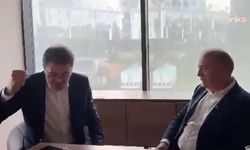 CHP Genel Başkan Yardımcısı Ensar Aytekin, Gürsel Tekin ile görüşüyor...