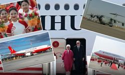 Çin'e 3 uçakla giden Erdoğan'a dikkat çeken karşılama töreni