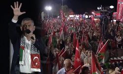 CHP lideri Özgür Özel İstanbul’da büyük Filistin mitinginde