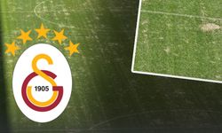 Galatasaray'ın sahasında bozuk zemin tepki çekti