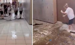 Şanlıurfa'da öğretmenler okulu temizledi