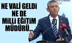 CHP lideri Özgür Özel, Elazığ'da açılışa protokolün gelmemesine sitem etti! Milletin seçtiklerini görmezden geliyorlar