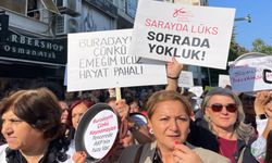 CHP'li kadınlardan 'boş tencere' eylemi: Kadın ayağa kalkarsa Türkiye ayağa kalkar