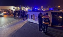 Tokat'ta vakaya giden ambulans devrildi! Yararlılar var
