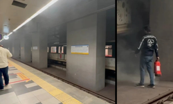 İstanbul metroda yangın paniği! İstasyon kapatıldı, yolcular tahliye edildi
