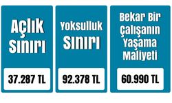 Tek bir çalışanın yaşam maliyeti 60 bin lira oldu!