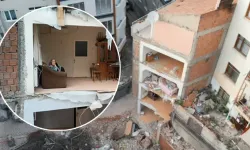 İstanbul’da bina yıkarken komşunun duvarlarını parçaladılar!