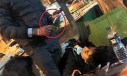 Genç kadını sokak ortasında dövdü… Telefonuna el koyup başında sigara içmiş!