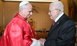 Filistin Devlet Başkanı Abbas, Papa 14. Leo'yu ziyaret etti