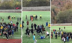 Devre arasında iki takım oyuncuları arasında kavga çıktı