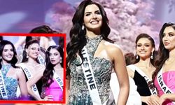 Miss Universe'i karıştıran 'yan bakış': İsrailli yarışmacı Filistinli güzele göz mü devirdi?