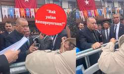 Cumhurbaşkanı Erdoğan gözyaşları içindeki öğretmeni azarladı!