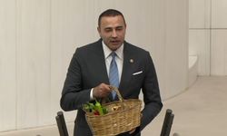 Meclis kürsüsüne sebze sepetiyle çıktı, isyan etti