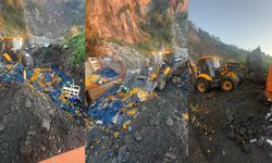 Bakanlık 6 ton mandalinayı plastik kasalarla toprağa gömdü