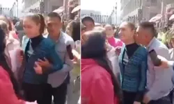 Devlet Başkanı'na kameraların önünde taciz!