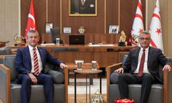 CHP lideri Özgür Özel, Kuzey Kıbrıs Türk Cumhuriyeti Cumhurbaşkanı Tufan Erhürman ile görüştü