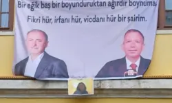 Galatasaray Lisesi’nde dikkat çeken 'Fatih Altaylı' posteri: Fikri hür, irfanı hür, vicdanı hür