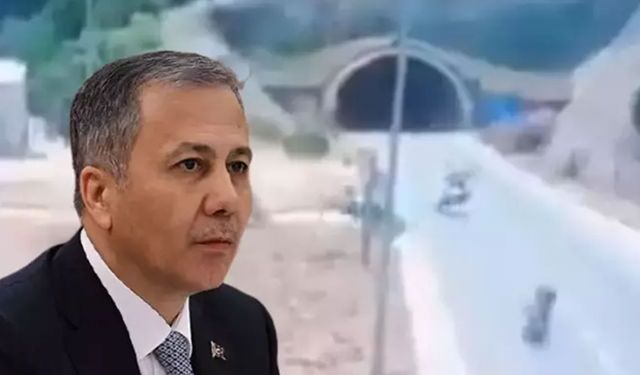 Ali Yerlikaya kaza anını paylaştı