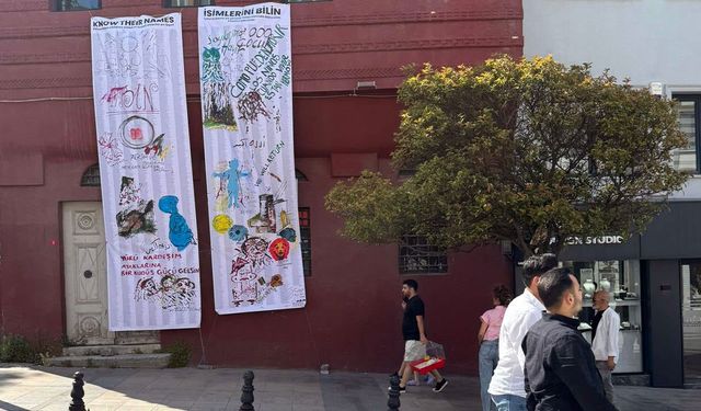 Bağımsız Sanat Vakfı, Filistinli çocukların isimlerini İstanbul'dan dünyaya duyuruyor