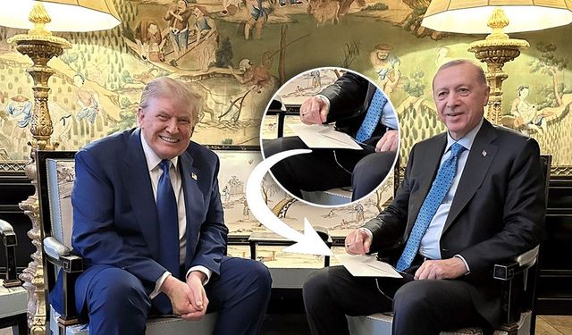 Trump görüşmesinde Erdoğan’ın elindeki zarfta ne vardı?